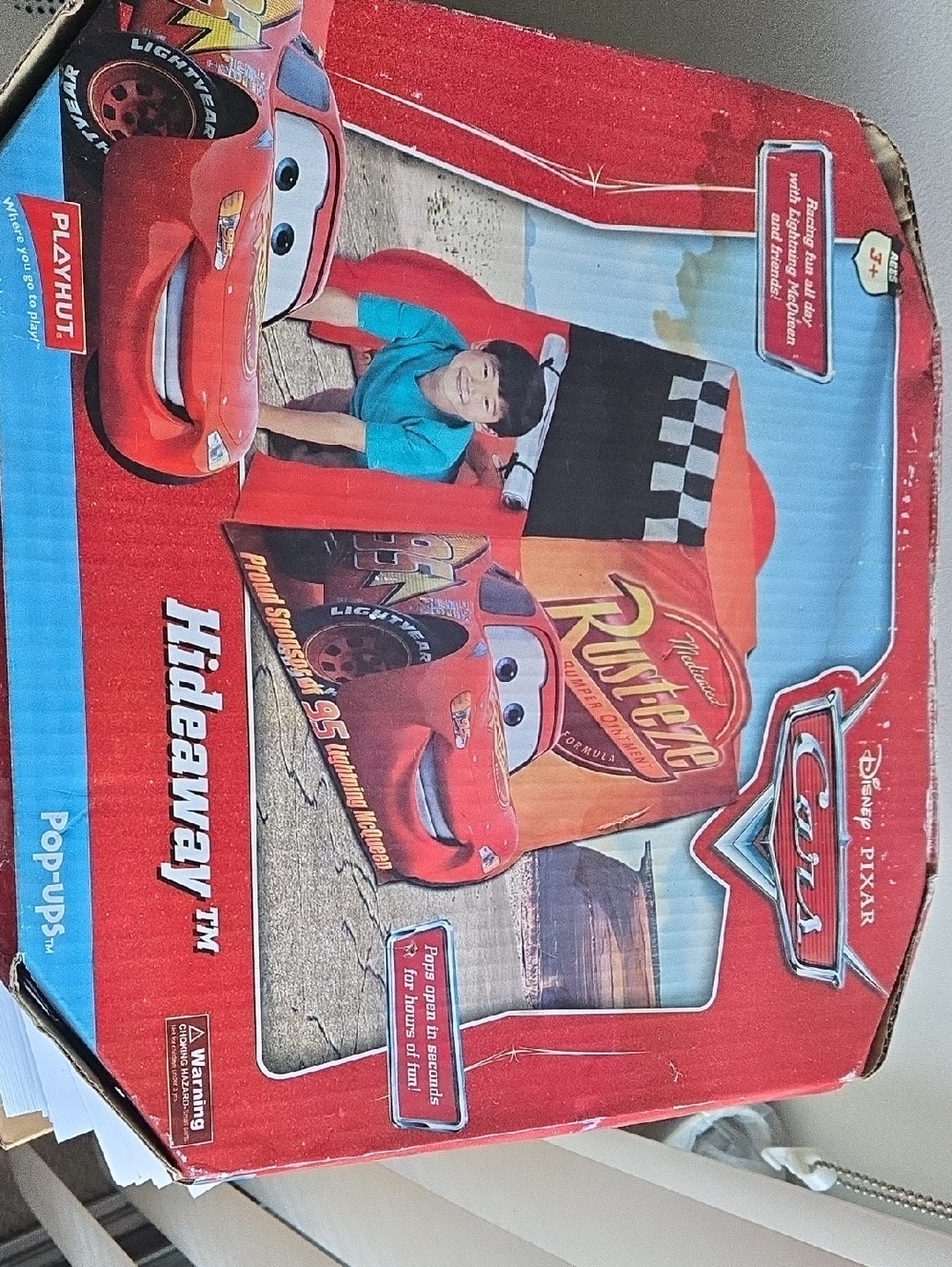 Kids Playhut - Blue and Orange Disney And Pixar Theme